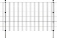 2D Zahradní plotové dílce a sloupky 2008x1230 mm 48 m stříbrné - Plot