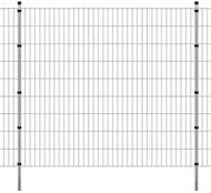 2D Zahradní plotové dílce a sloupky 2008x1830 mm 32 m stříbrné - Plot