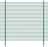 2D zahradní plotové dílce a sloupky 2008x2030 mm, 4 m, zelené - Plot
