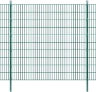 2D zahradní plotové dílce a sloupky 2008x2030 mm 14 m zelené - Plot