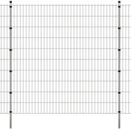 2D zahradní plotové dílce a sloupky 2008x2030 mm, 4 m, stříbrné - Plot