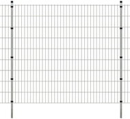 2D zahradní plotové dílce a sloupky 2008x2230 mm 14 m stříbrné - Plot