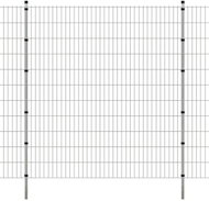 2D zahradní plotové dílce a sloupky 2008x2230 mm, 38 m, stříbrné - Plot