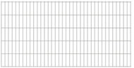 2D zahradní plotové dílce 2,008 × 1,03 m 40 m (celková délka) - Plot