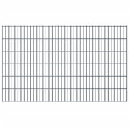 2D Zahradní plotové dílce 2,008x1,23 m 8 m (celková délka) šedé - Plot