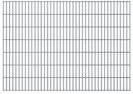 2D zahradní plotové dílce 2,008x1,43 m 4 m (celková délka) šedé - Plot