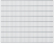2D zahradní plotové dílce 2,008x1,63 m 8 m (celková délka) šedé - Plot