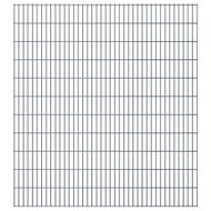 2D zahradní plotové dílce 2,008x2,23 m 10m (celková délka) šedé - Plot
