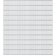 2D zahradní plotové dílce 2,008x2,23 m 14m (celková délka) šedé - Plot