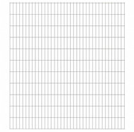 2D zahradní plotové dílce 2,008 × 2,23 m 34 m (celková délka) - Plot