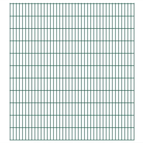 2D zahradní plotový dílec 2,008 × 2,23 m zelený - Plot - Main image