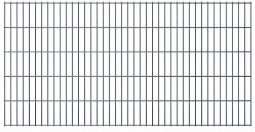 2D zahradní plotový dílec 2,008 × 1,03 m šedý - Plot - Main image