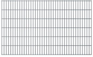 2D zahradní plotový dílec 2,008 × 1,23 m šedý - Plot