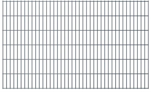 2D zahradní plotový dílec 2,008 × 1,23 m šedý - Plot - Main image