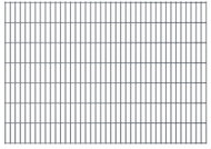 2D zahradní plotový dílec 2,008 × 1,43 m šedý - Plot