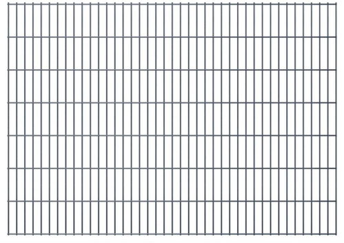 2D zahradní plotový dílec 2,008 × 1,43 m šedý - Plot - Main image