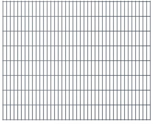 2D zahradní plotový dílec 2,008 × 1,63 m šedý - Plot - Main image