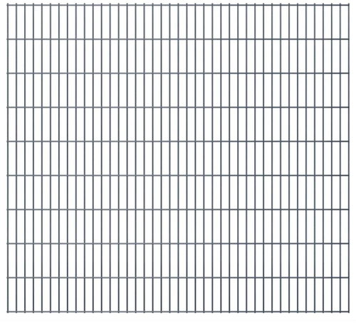 2D zahradní plotový dílec 2,008 × 1,83 m šedý - Plot - Main image