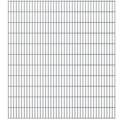 2D zahradní plotový dílec 2,008 × 2,23 m šedý - Plot - Main image