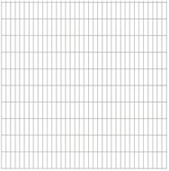 2D zahradní plotový dílec 2,008 × 2,03 m stříbrný - Plot