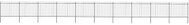 Zahradní plot s hroty ocel 17 × 1,5 m černý - Plot