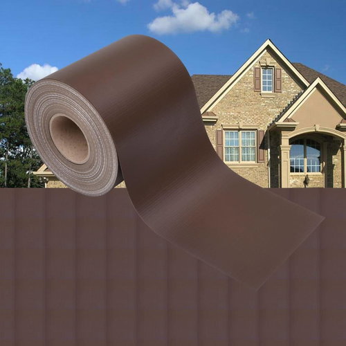 Zahradní stínící plotová fólie PVC 35 × 0,19 hnědá - Plot - Main image