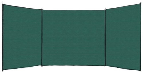 Protivětrná clona HDPE 150 × 600 cm zelená - Zástěna - Main image