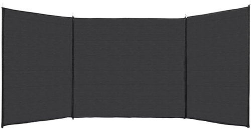 Protivětrná clona HDPE 150 × 600 cm antracitová - Zástěna - Main image