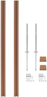 Plotové sloupky 2 ks WPC 185 cm - Plot