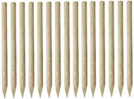 Špičaté plotové sloupky 15 ks impregnovaná borovice 4 x 170 cm - Plot
