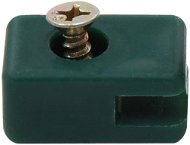 Fence wire holder with screw 100 sets green - Fence Strut