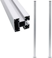 Plotové sloupky 2 ks hliník 185 cm - Plot