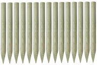 Špičaté plotové sloupky 15 ks impregnovaná borovice 4 x 100 cm - Plot