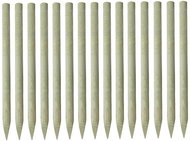 Špičaté plotové sloupky 15 ks impregnovaná borovice 4 x 150 cm - Plot