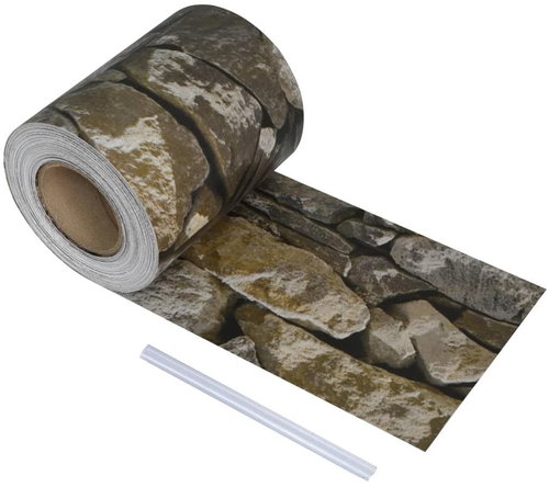 Panelová stínící páska z PVC 70 x 0,19 m kámen - Páska - Main image