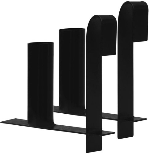 Fence tape feeders 2 pcs steel - Feeder - Main image