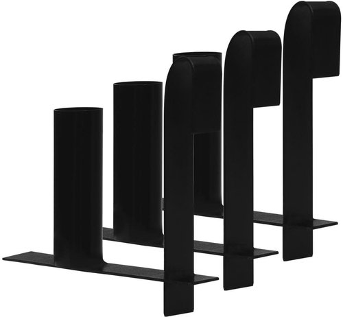 Fence tape feeders 3 pcs steel - Feeder - Main image
