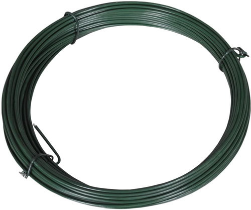 Fence wire 25 m 1,4/2 mm steel green - Wire - Main image