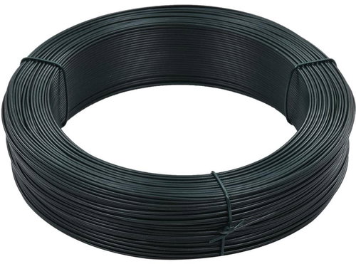 Fence wire 250 m 1,6/2,5 mm steel black-green - Wire - Main image
