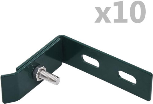 Corner wall clips 10 sets green - Clamp - Main image