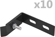 Corner clamps for fixing to masonry 10 sets anthracite - Clamp