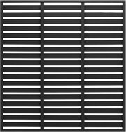 Plotový dílec WPC 170 × 180 cm černý - Plotové dílce