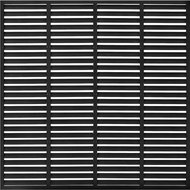 Lamelový plot WPC 170 × 170 cm černý - Plotové dílce
