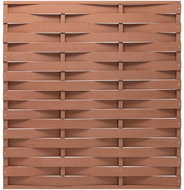 Plotový dílec WPC 170 × 180 cm hnědý - Plotové dílce