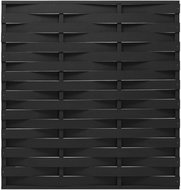 Plotový dílec WPC 170 × 180 cm černý - Plotové dílce