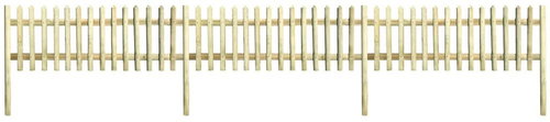 Slat Fence Impregnated Pine 5,1m 130cm 5/7cm - Wooden Fence - Main image