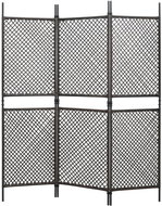 Plotový dílec polyratan 1,8 × 2 m hnědý - Plotové dílce