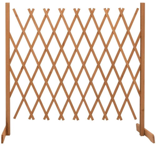 Garden trellis fence orange 180 × 100 cm solid fir - Wooden Fence - Main image