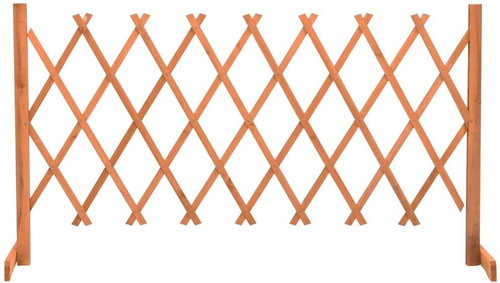Garden trellis fence orange 150 × 80 cm solid fir - Wooden Fence - Main image