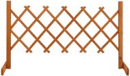 Zahradní trelážový plot oranžový 120 × 60 cm masivní jedle - Dřevěný plot